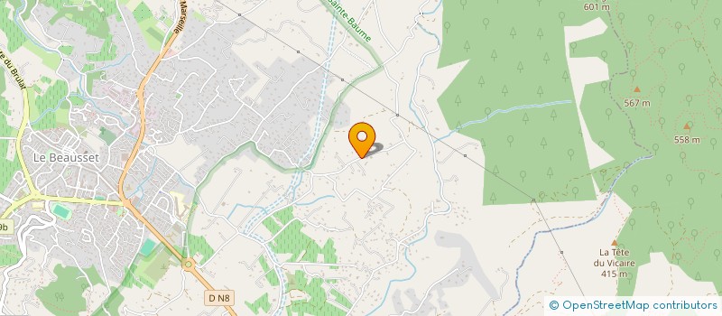 localisation de l'entreprise SCI LG  LE BEAUSSET