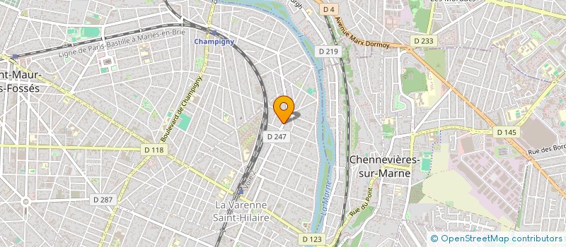 localisation de l'entreprise SCI LG  LAMORLAYE