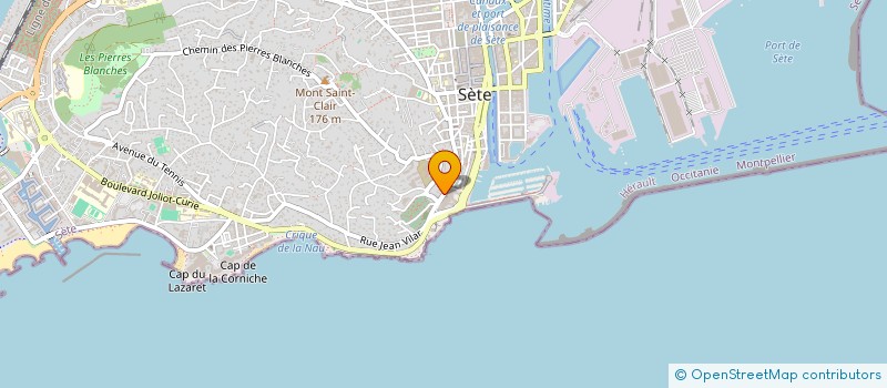 localisation de l'entreprise SCI LG 7  SETE