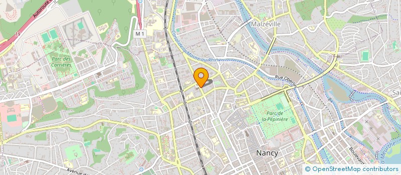 localisation de l'entreprise SCI LG  NANCY