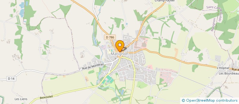 localisation de l'entreprise SCI LG  MATIGNON