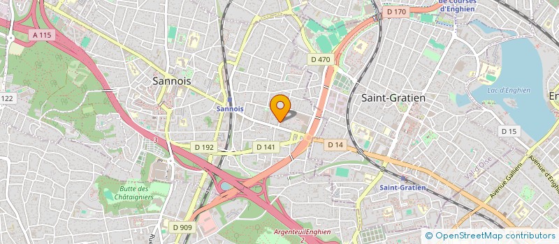 localisation de l'entreprise SCI LG  SANNOIS