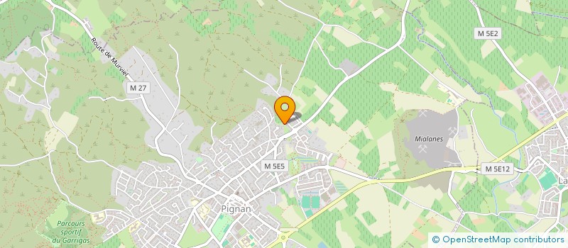 localisation de l'entreprise SCI LG  PIGNAN