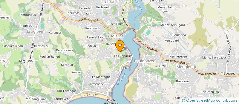 localisation de l'entreprise SCI LG-ABBAYE  AUDIERNE