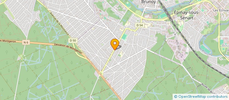 localisation de l'entreprise SCI LG HORIZON  BRUNOY