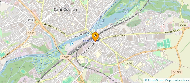localisation de l'entreprise SCI LG IMMO à SAINT-QUENTIN