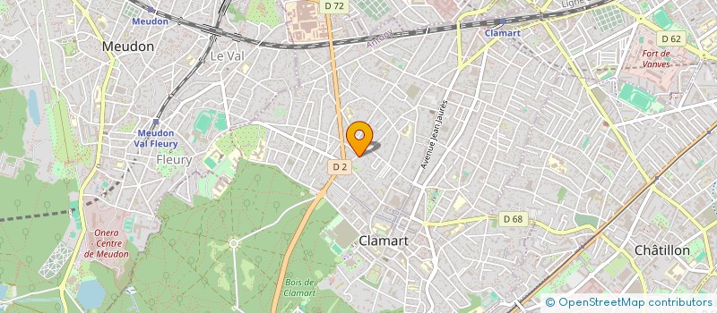 localisation de l'entreprise SCI LG IMMO  CLAMART