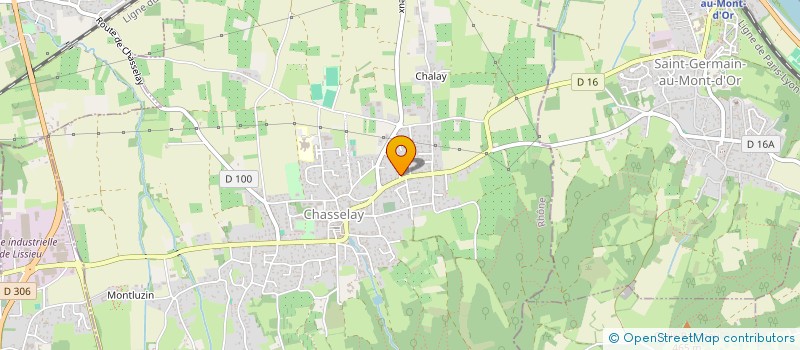 localisation de l'entreprise SCI LG JUBIN  CHASSELAY