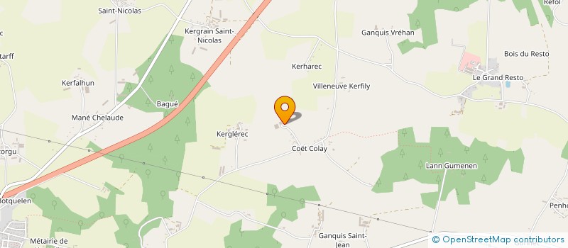 localisation de l'entreprise SCI LG LG  LANGUIDIC