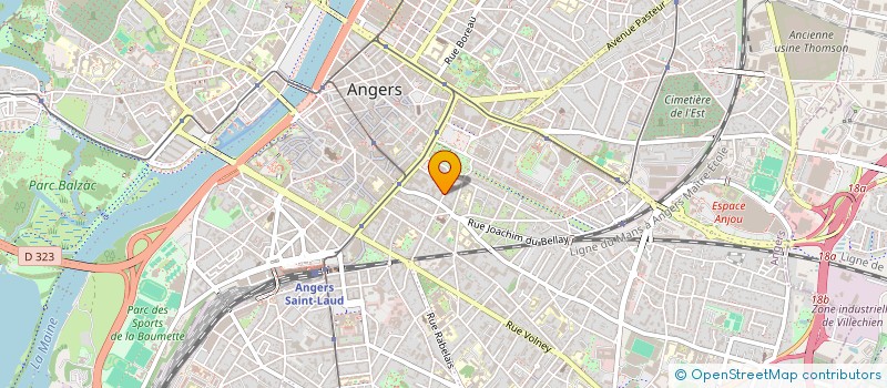 localisation de l'entreprise SCI LG-LG à ANGERS