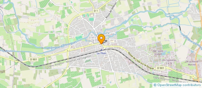 localisation de l'entreprise SCI LG SOLAZ  LE THOR