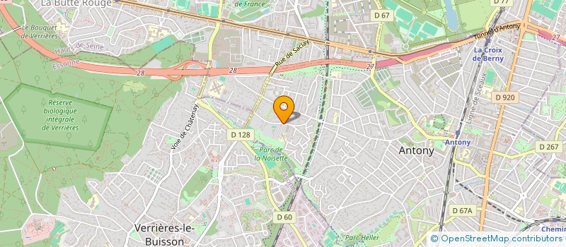 localisation de l'entreprise SCI LG55 à ANTONY