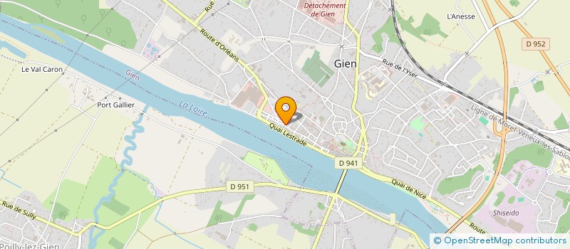 localisation de l'entreprise SCI LGB à GIEN