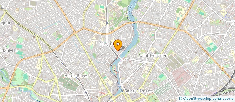 localisation de l'entreprise SCI LGB à NANTES