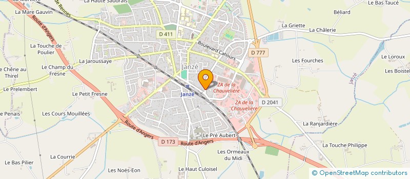 localisation de l'entreprise SCI LGB  JANZE