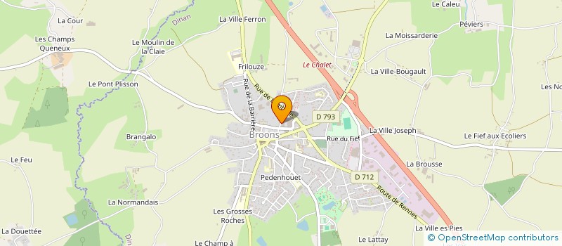 localisation de l'entreprise SCI LGB  BROONS