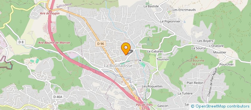 localisation de l'entreprise SCI LGB IMMO  LA BOUILLADISSE