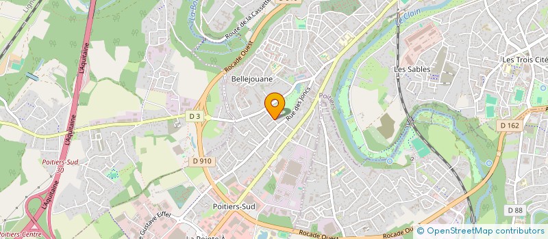 localisation de l'entreprise SCI LGBH  POITIERS