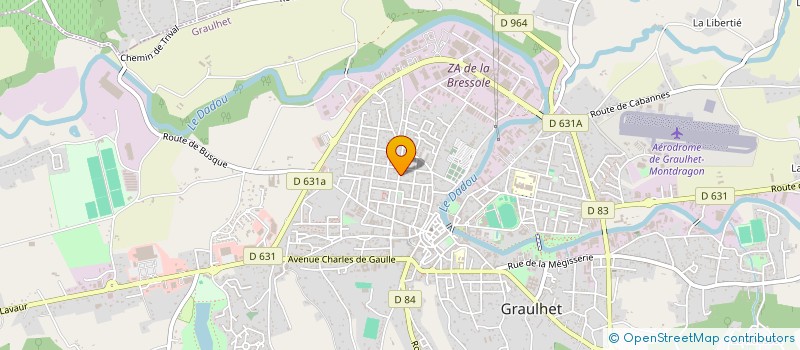 localisation de l'entreprise SCI LGC  GRAULHET