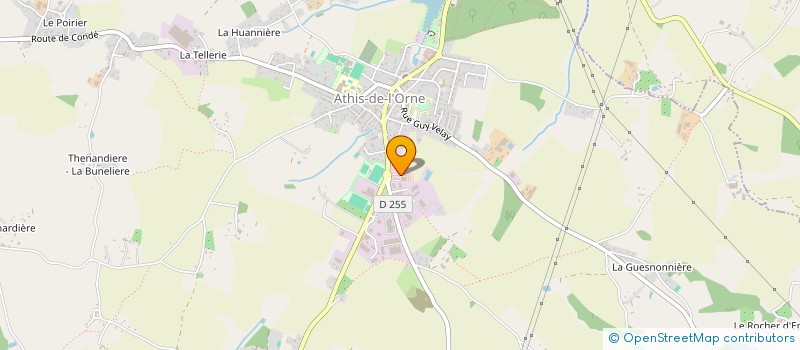 localisation de l'entreprise SCI LGC à ATHIS-VAL DE ROUVRE