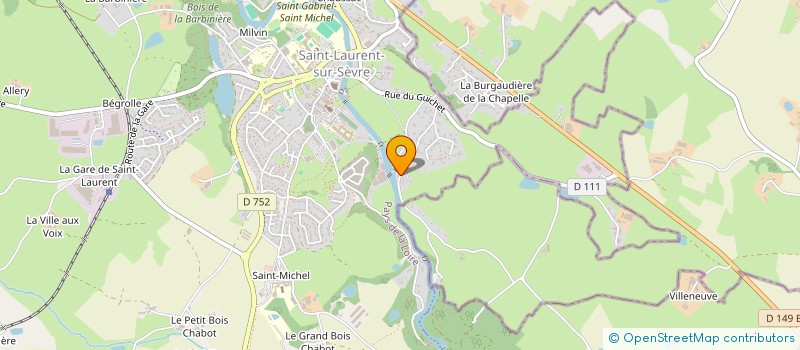 localisation de l'entreprise SCI LGC à SAINT-LAURENT-SUR-SEVRE