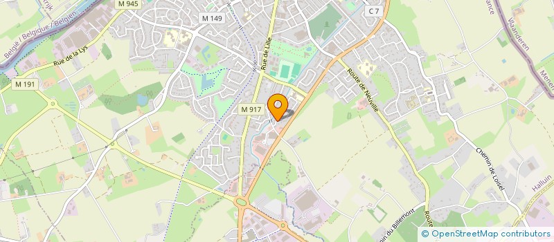 localisation de l'entreprise SCI LGC IMMO  HALLUIN