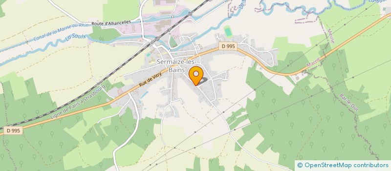 localisation de l'entreprise SCI LGC PATRIMONE  SERMAIZE-LES-BAINS