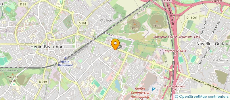 localisation de l'entreprise SCI LGCG à HENIN-BEAUMONT