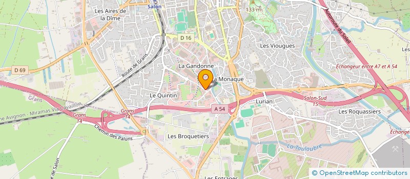 localisation de l'entreprise SCI LGCJ  SALON-DE-PROVENCE