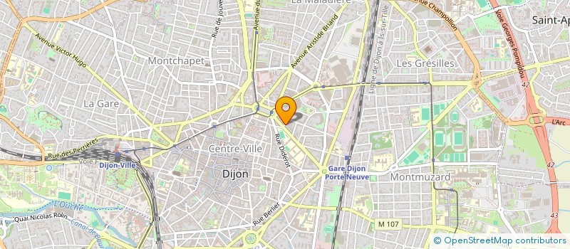 localisation de l'entreprise SCI LGDARCY à DIJON