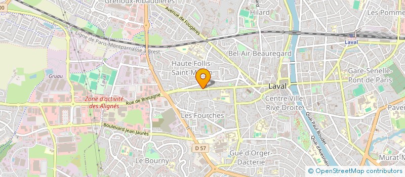 localisation de l'entreprise SCI LGGB à LAVAL