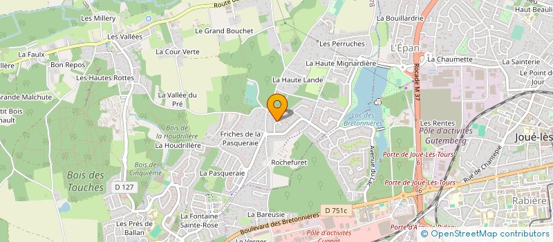 localisation de l'entreprise SCI LGH  BALLAN-MIRE