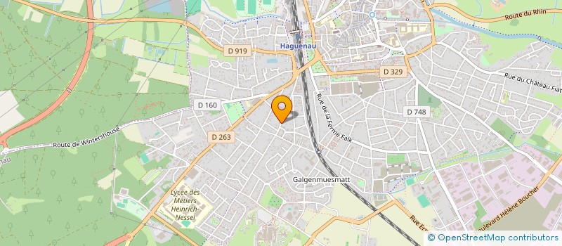 localisation de l'entreprise SCI LGI  HAGUENAU