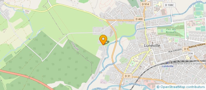 localisation de l'entreprise SCI LGL  LUNEVILLE