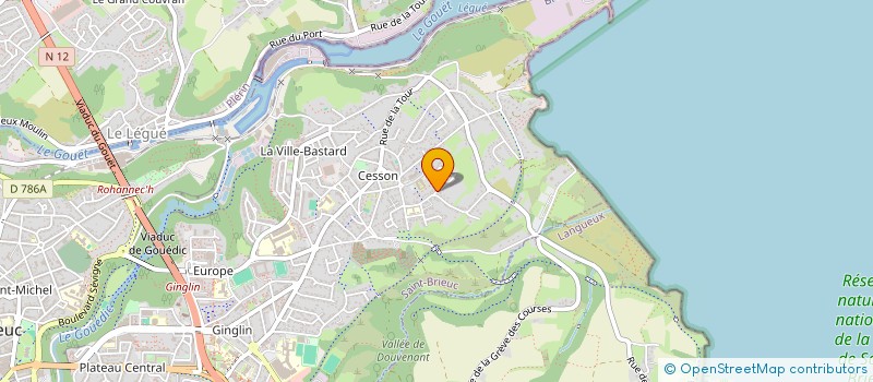 localisation de l'entreprise SCI LGL3 à SAINT-BRIEUC