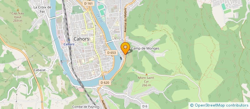 localisation de l'entreprise SCI LGLA  CAHORS