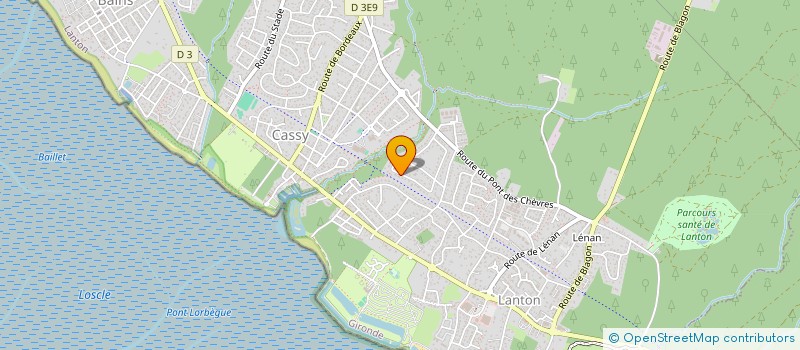 localisation de l'entreprise SCI LGLJ  LANTON