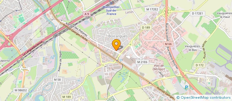 localisation de l'entreprise SCI LGM 34 à LATTES