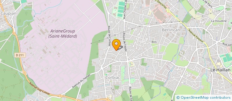 localisation de l'entreprise SCI LGM  SAINT-MEDARD-EN-JALLES