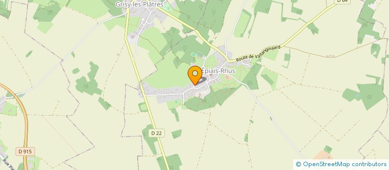 localisation de l'entreprise SCI LGM  EPIAIS-RHUS