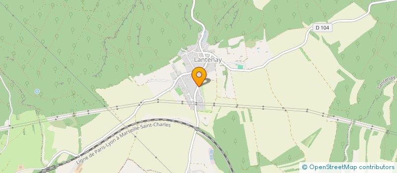 localisation de l'entreprise SCI LGM LANTENAY  LANTENAY