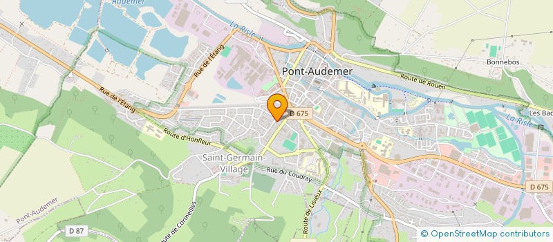 localisation de l'entreprise SCI LGMCF à PONT-AUDEMER