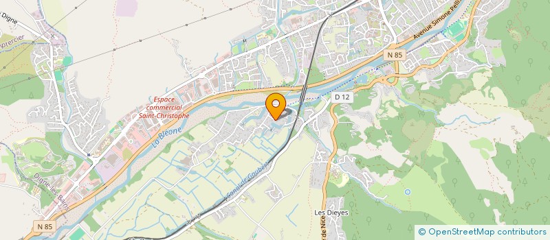 localisation de l'entreprise SCI LGMG à DIGNE-LES-BAINS