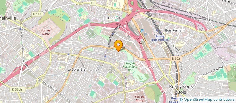 localisation de l'entreprise SCI LGMS à ROSNY-SOUS-BOIS