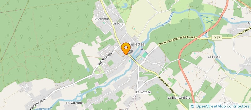 localisation de l'entreprise SCI LGN 41 à CELLETTES
