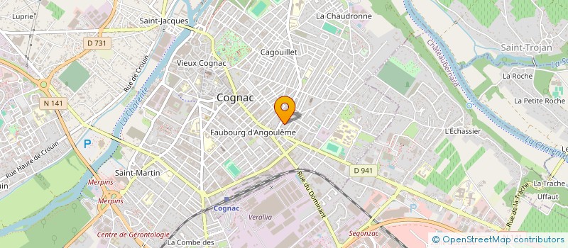 localisation de l'entreprise SCI LGN à COGNAC