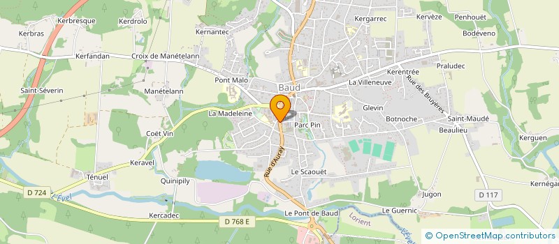 localisation de l'entreprise SCI LGP  BAUD