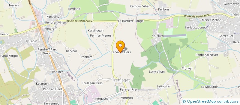 localisation de l'entreprise SCI LGP BOIS D'ARCY  TREFFIAGAT