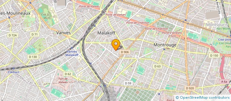 localisation de l'entreprise SCI LGP-FASSIN  MALAKOFF