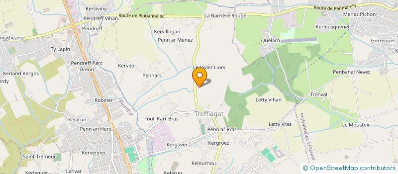 localisation de l'entreprise SCI LGP LA BRASSERIE  TREFFIAGAT